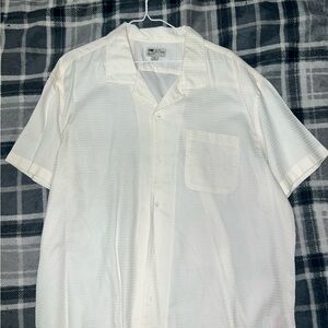 J. Crew Men's White Casual Button Down Shirt